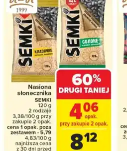 Carrefour Nasiona słonecznika Semki oferta