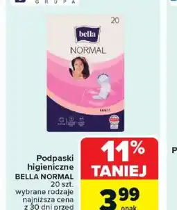 Carrefour Podpaski higieniczne Bella Normal oferta
