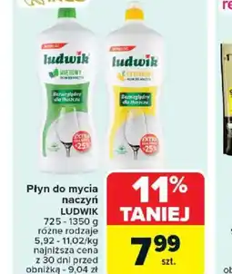 Carrefour Płyn do mycia naczyń Ludwik oferta
