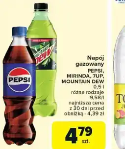 Carrefour Napój gazowany Pepsi, Mirinda, 7up, Mountain Dew oferta
