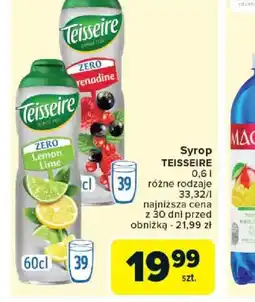 Carrefour Syrop Teisseire oferta