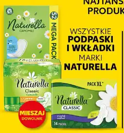 Wszystkie podpaski i wkładki marki naturella