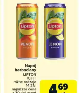 Carrefour Napój herbaciany Lipton oferta