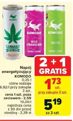 Carrefour Napój energetyzujący Komodo oferta
