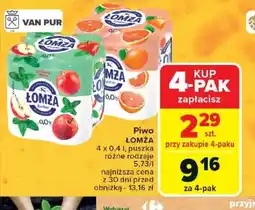 Carrefour Piwo Lomża oferta
