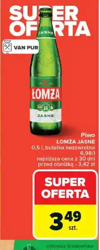Carrefour Piwo Lomża Jasne oferta