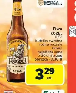 Carrefour Piwo Kozel oferta