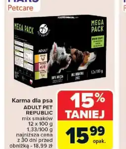 Carrefour Karma dla psa Adult Pet Republic oferta