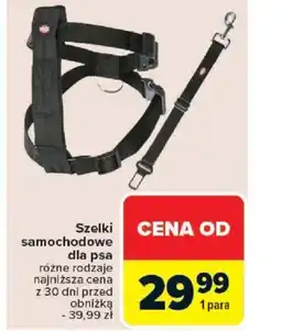 Carrefour Szelki samochodowe dla psa oferta