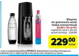 Carrefour Ekspres do gazowania wody Terra Sodastream oferta