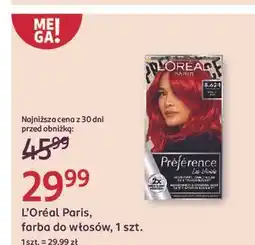 Rossmann Farba do włosów 8.624 bright red L'oreal Preference Vivids oferta