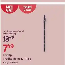 Rossmann Kredka do oczu wodoodporna czarna Lovely oferta