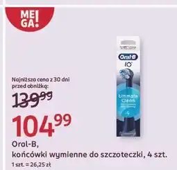 Rossmann Końcówki do szczoteczek ultimate clean Oral-B Io oferta