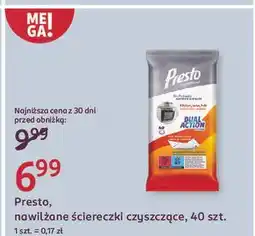 Rossmann Ściereczki dual action Presto Clean oferta