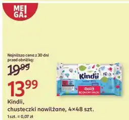 Rossmann Chusteczki nawilżane water Cleanic Kindii oferta