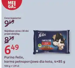 Rossmann Karma dla kota wiejskie smaki Purina Felix Fantastic oferta
