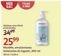 Rossmann Śmietanka emolientowa do kapieli Momme Kicia Kocia oferta