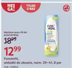 Rossmann Wkładki do obuwia 39-41 Fusswohl oferta