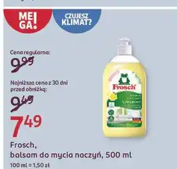 Rossmann Balsam do naczyń cytrynowy Frosch oferta