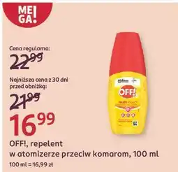 Rossmann Płyn przeciw komarom z atomizerem Off! Multi Insect oferta