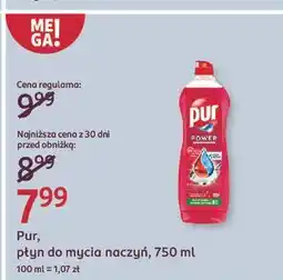 Rossmann Płyn do naczyń malina i czerwona porzeczka Pur Power oferta