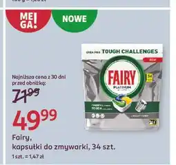 Rossmann Kapsułki do zmywarki Fairy Platinium All In 1 oferta