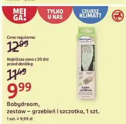 Rossmann Grzebień i szczotka Babydream oferta