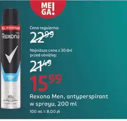 Rossmann Antyperspirant Rexona Men Cobalt Dry oferta