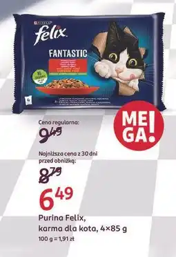 Rossmann Karma dla kota wiejskie smaki Purina Felix Fantastic oferta
