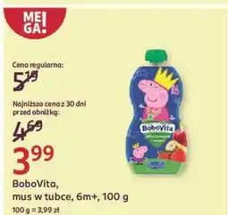 Rossmann Mus peppa pig jabłko truskawka z bananem Bobovita oferta