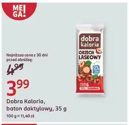Rossmann Baton daktylowy orzech laskowy Dobra Kaloria oferta