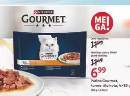 Rossmann Karma dla kota mięsny duet Purina Gourmet Perle oferta