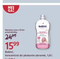 Rossmann Koncentrat do płukania ubranek niemowlęcych i dziecięcych Bobini Baby oferta