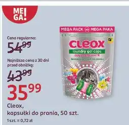 Rossmann 呕elowe kapsu艂ki do prania kolor i biel Cleox oferta
