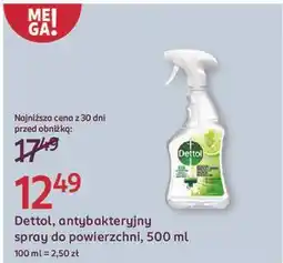 Spray do powierzchni antybakteryjny o zapachu limonki z miętą Dettol