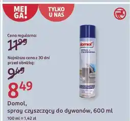 Rossmann Spray do czyszczenia dywanów i tapicerki Domol oferta