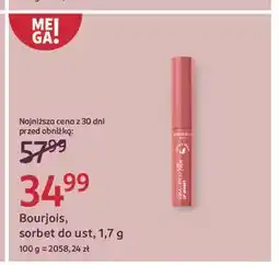 Rossmann Sorbet do ust Bourjois Healthy Mix oferta