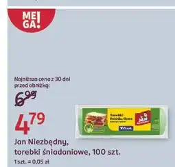 Rossmann Torebki śniadaniowe zawiązywane Jan Niezbędny oferta