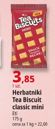 E.Leclerc Herbatniki mini Eti Tea Biscuits oferta