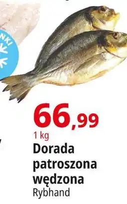 Dorada patroszona wędzona Rybhand