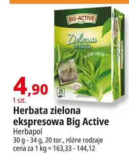 E.Leclerc Herbata pure green Big-Active Zielona oferta