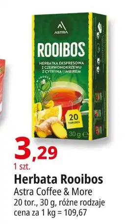 E.Leclerc Herbata z czerwonokrzewu cytryną i imbirem Astra Rooibos oferta