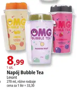 E.Leclerc Napój w kubku raspberry Omg Bubbte Tea oferta