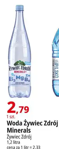E.Leclerc Woda lekko gazowana Żywiec Zdrój Minerals+ oferta