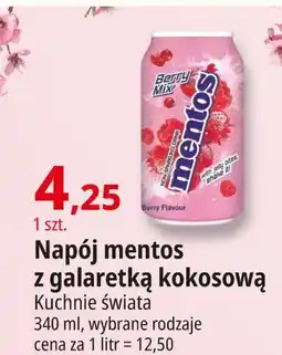E.Leclerc Napój berry mix Mentos oferta