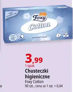 E.Leclerc Chusteczki higieniczne Foxy Cotton oferta