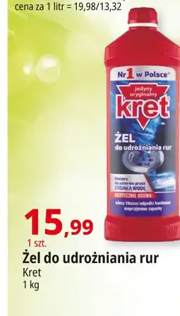 E.Leclerc Żel do udrożniania rur Kret oferta