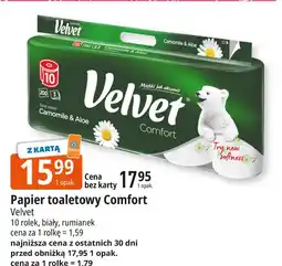 E.Leclerc Papier toaletowy comfort Velvet oferta
