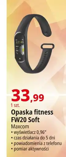 E.Leclerc Opaska fitgo fw20 soft czarna Maxcom oferta