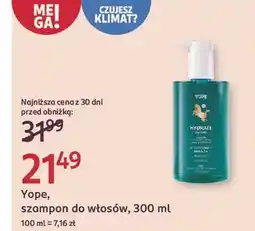 Rossmann Szampon do suchej skóry głowy z peptydami hydrate Yope Boost My Hair oferta